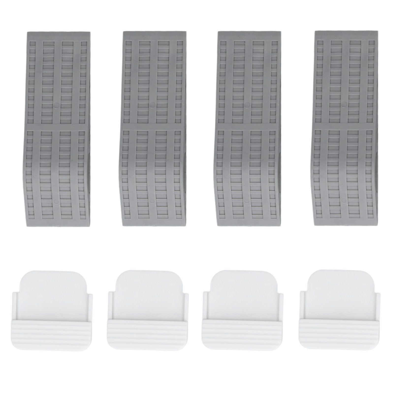 4Set Door Stoppers Non Slip Rubber Door Bottom Stop Wedge Accessories for Home Improvement
