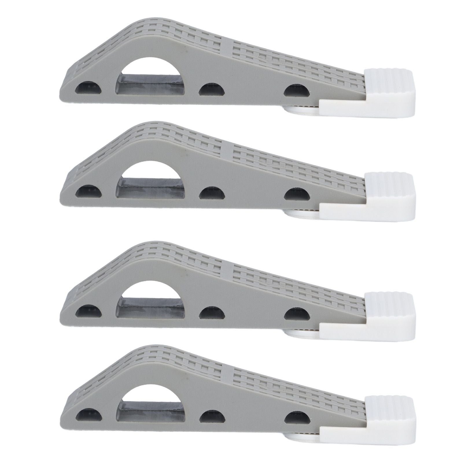 4Set Door Stoppers Non Slip Rubber Door Bottom Stop Wedge Accessories for Home Improvement