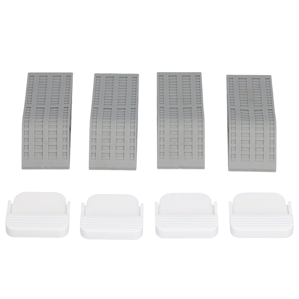 4Set Door Stoppers Non Slip Rubber Door Bottom Stop Wedge Accessories for Home Improvement