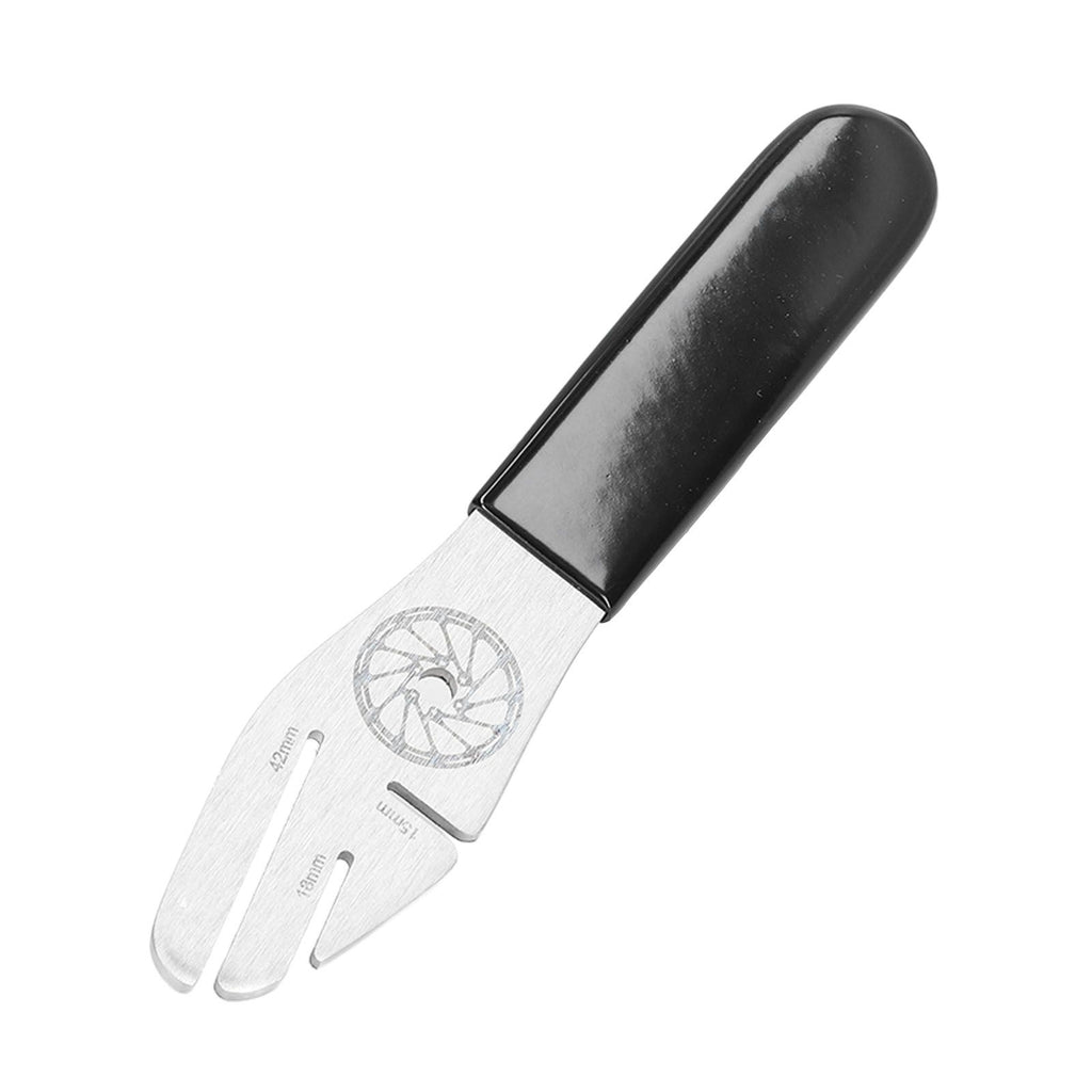 Bicycle Disc Rotor Alignment Tool Rotor Stainless Steel Bike Brake Wrench with 3 Slots for Bike Alignment
