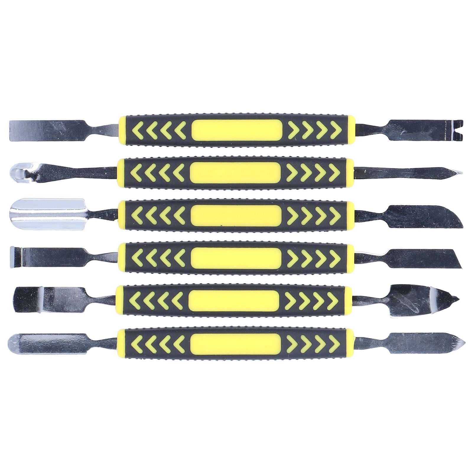 6PCS Metal Spudger Dual Ends Pry Opening Spudger Laptop Mobile Phone Pry Tool for Household Repair