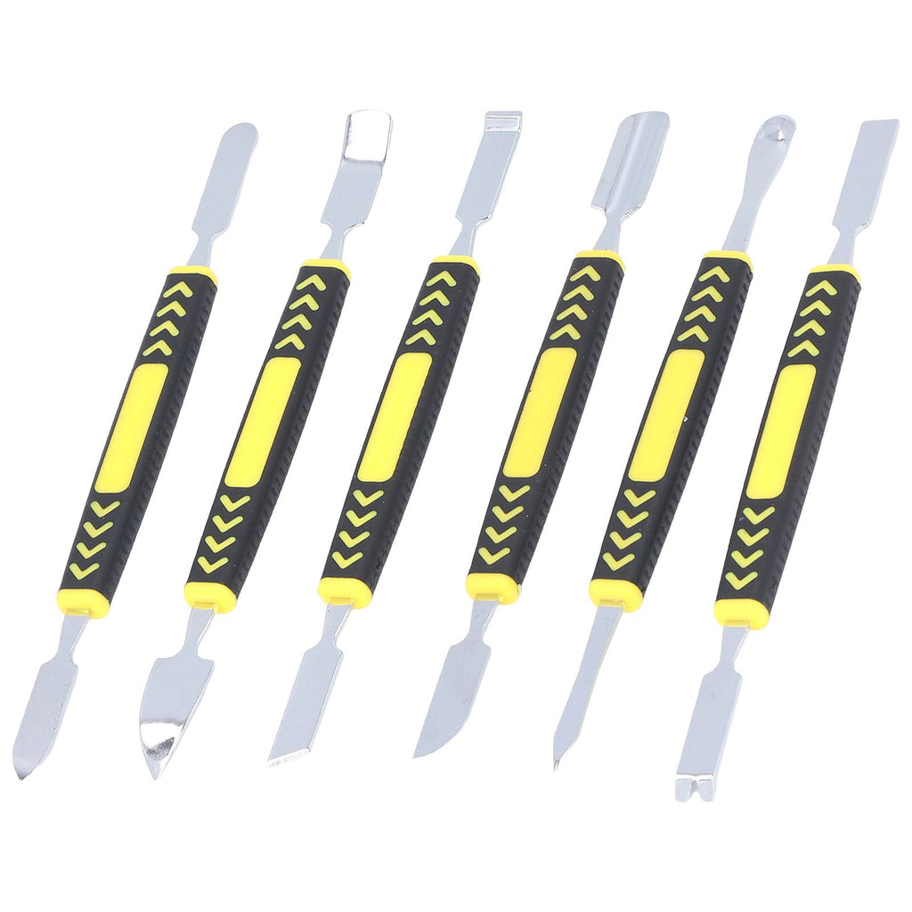 6PCS Metal Spudger Dual Ends Pry Opening Spudger Laptop Mobile Phone Pry Tool for Household Repair
