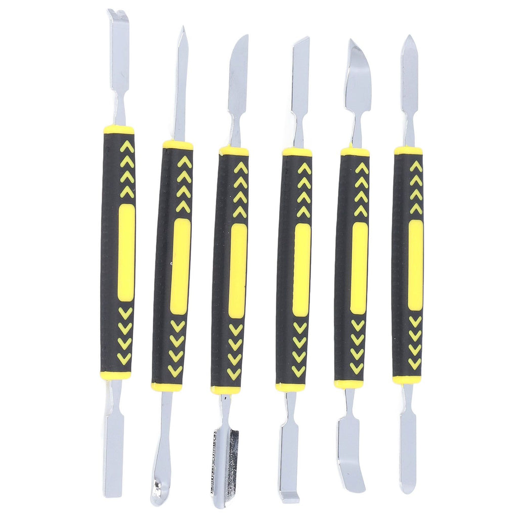 6PCS Metal Spudger Dual Ends Pry Opening Spudger Laptop Mobile Phone Pry Tool for Household Repair