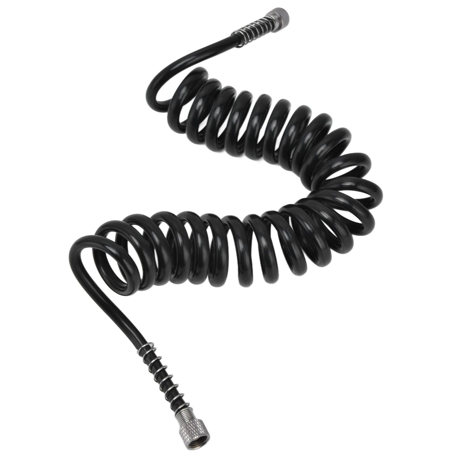 Air Hose Polyurethane Coil Air Hose with G1/8 Female Thread Fittings for Paint Airbrush Accessories