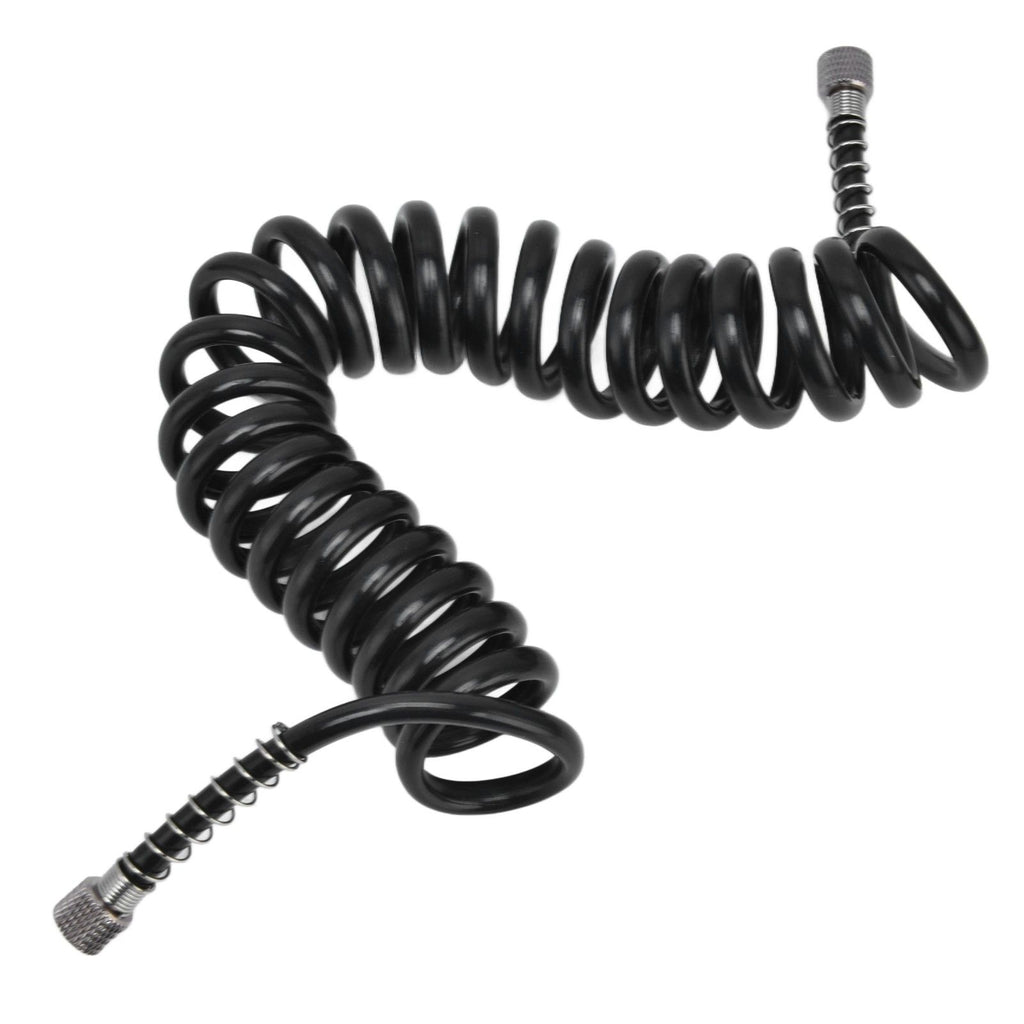 Air Hose Polyurethane Coil Air Hose with G1/8 Female Thread Fittings for Paint Airbrush Accessories