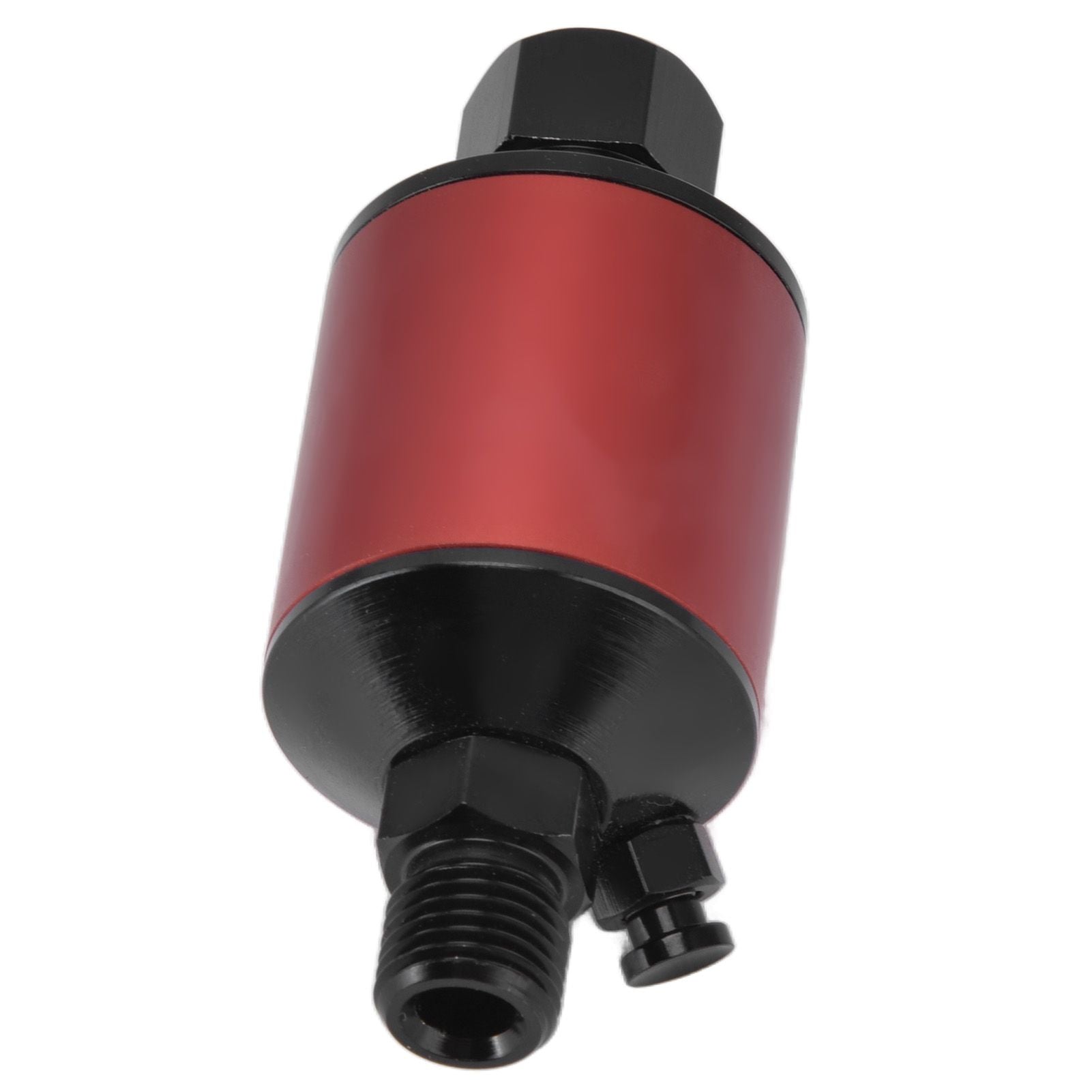 1/4 Inch Water and Oil Separator Air Compressor Water Separator 1/4inch NPT Compressed Air Filter Regulator Red