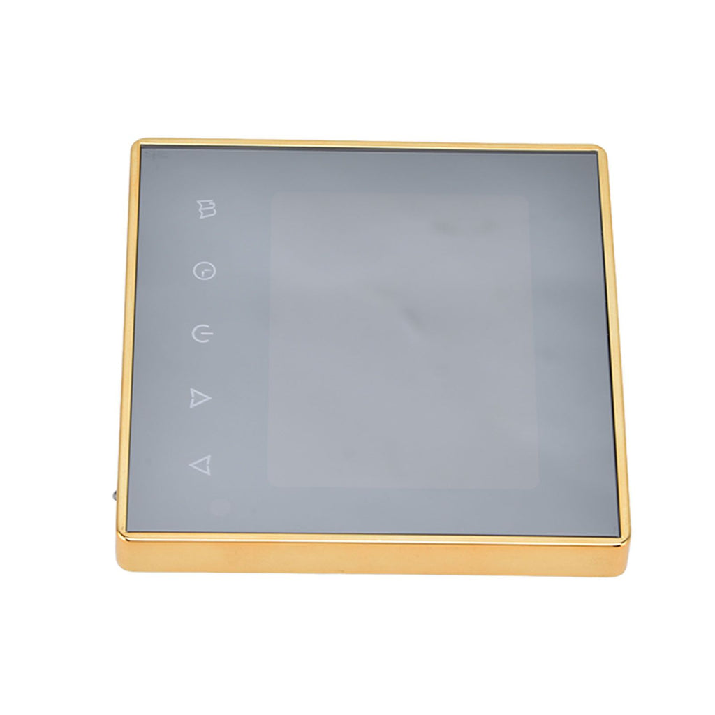 Smart Thermostat Multifunction Programmable Thermostat for Air Conditioner Water Heating Underfloor Heating AC220V Gold