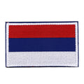 European Country Flags Patch World National Hook and Loop Badge Embroidered Patch Accessory Russia