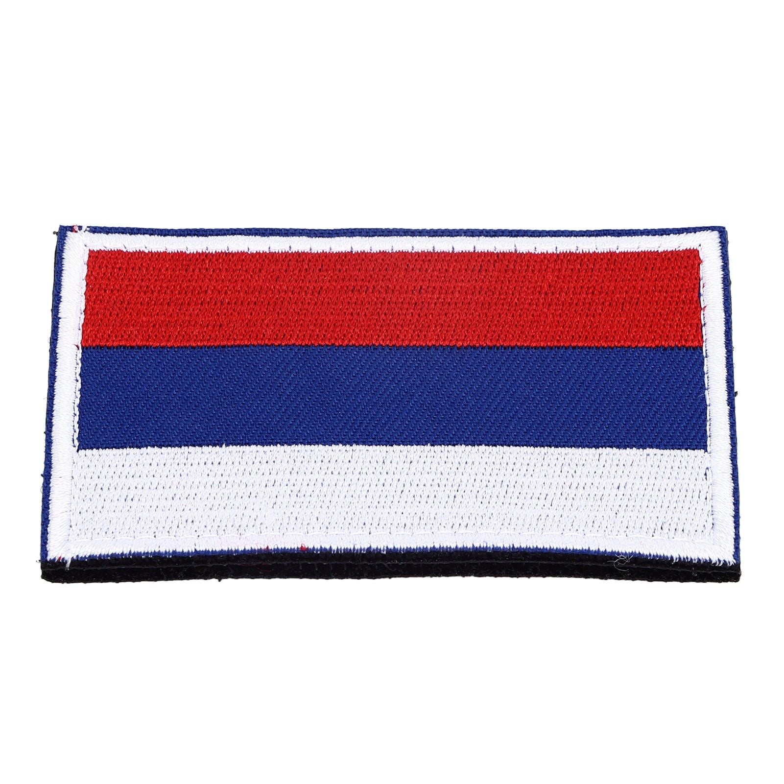 European Country Flags Patch World National Hook and Loop Badge Embroidered Patch Accessory Russia