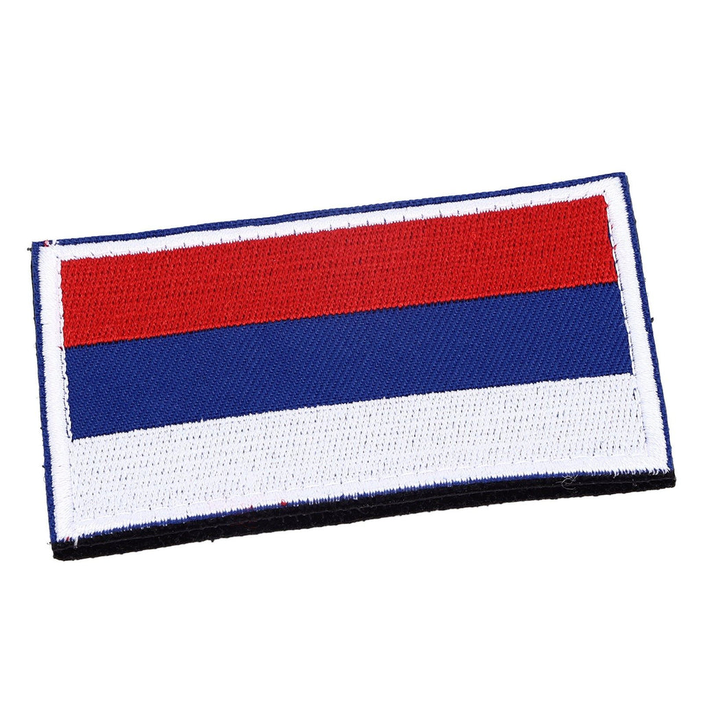 European Country Flags Patch World National Hook and Loop Badge Embroidered Patch Accessory Russia