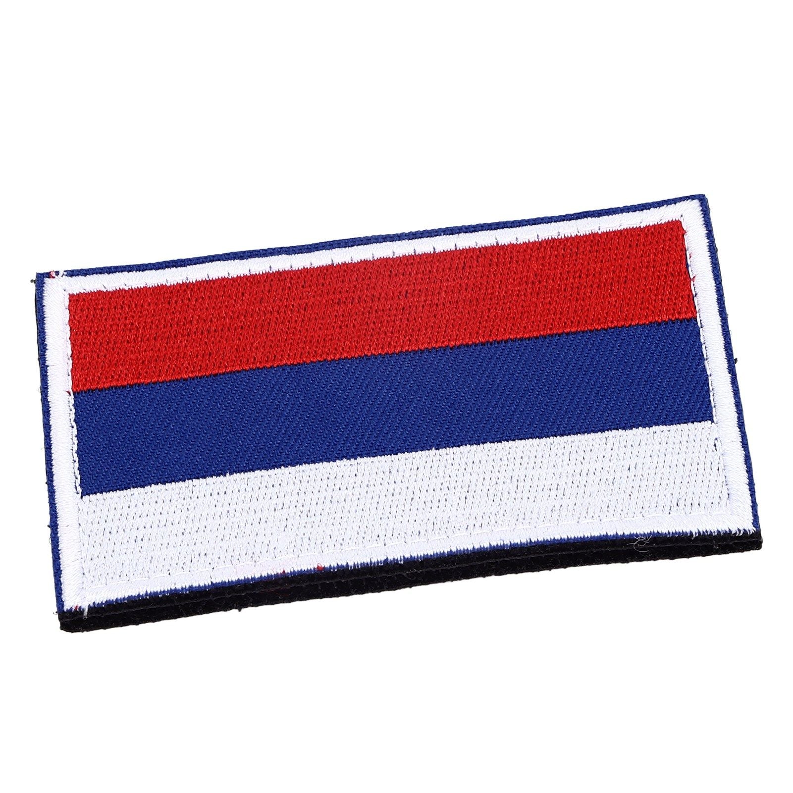 European Country Flags Patch World National Hook and Loop Badge Embroidered Patch Accessory Russia