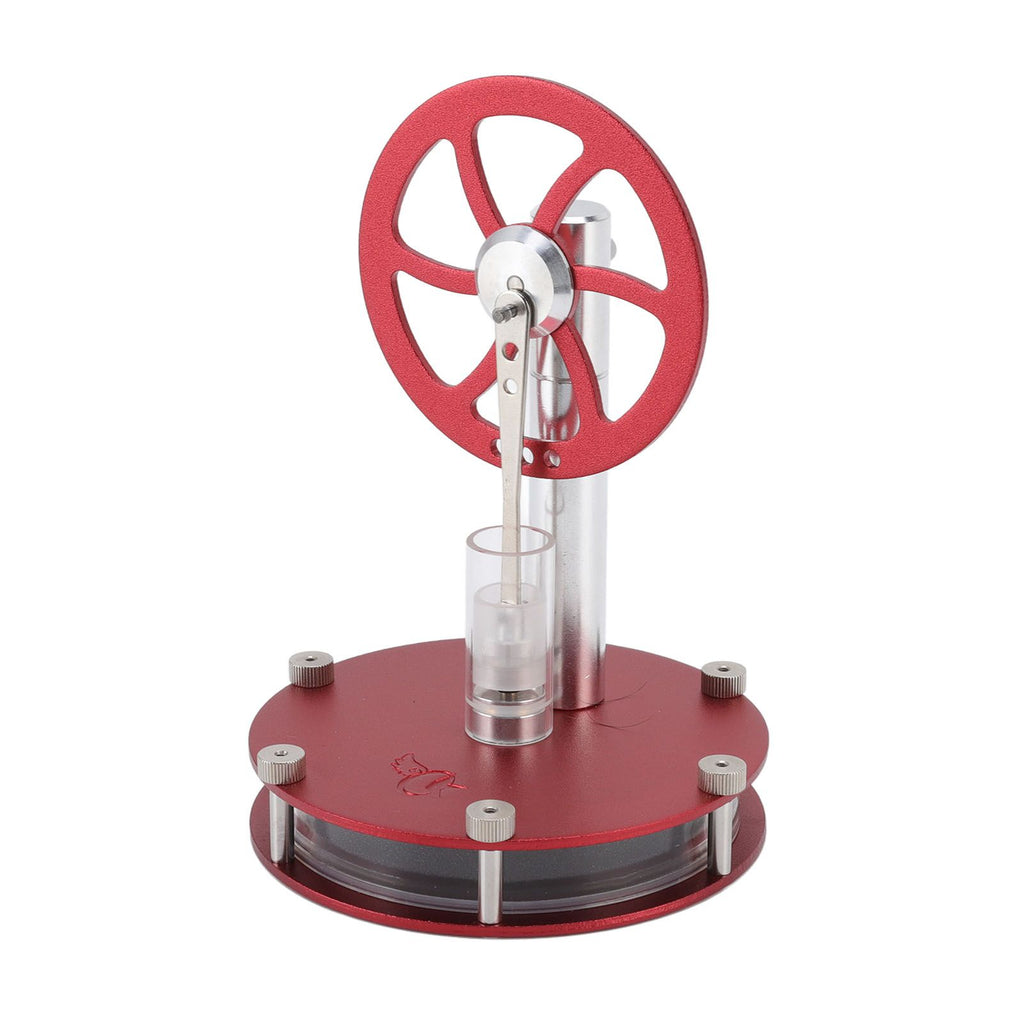 Stirling Engine Model Low Temperature Differential Education Toy Metal Hot Air Engine Motor for Kids Learning