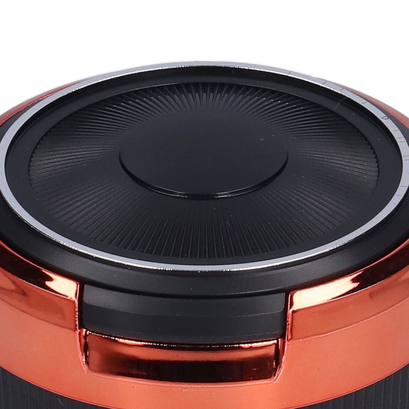 3W Luminous Car Ashtray with LED Light Lid Fireproof Smokeless Cigarette Ashtray for Home OfficeOrange