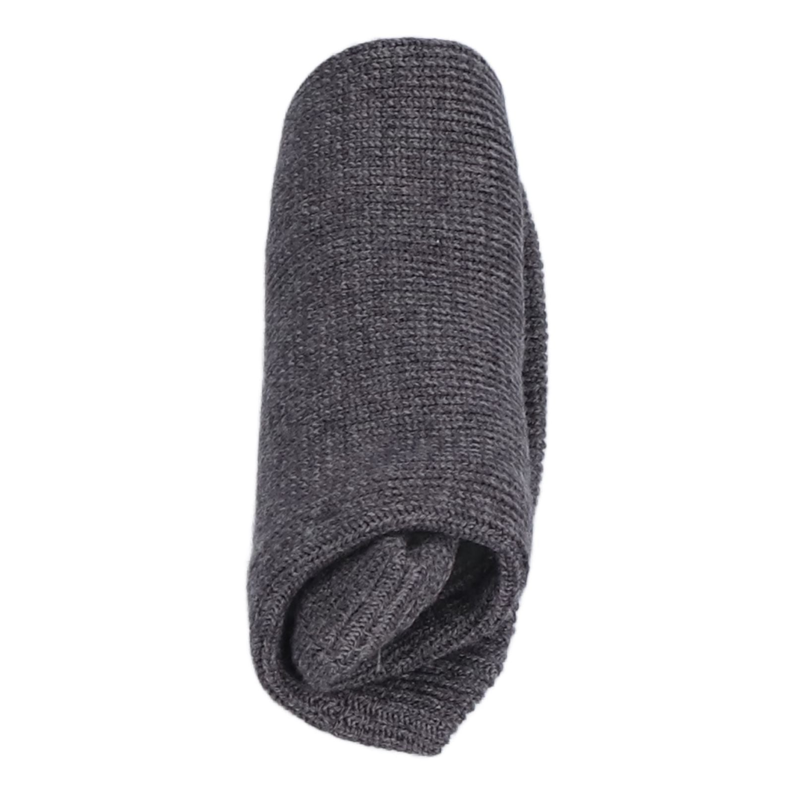 Dog Ears Cover Freeze Proof Elastic Polyester Puppy Neck Ear Warmer Hood Earmuffs for Winter Dog GroomingGrey S