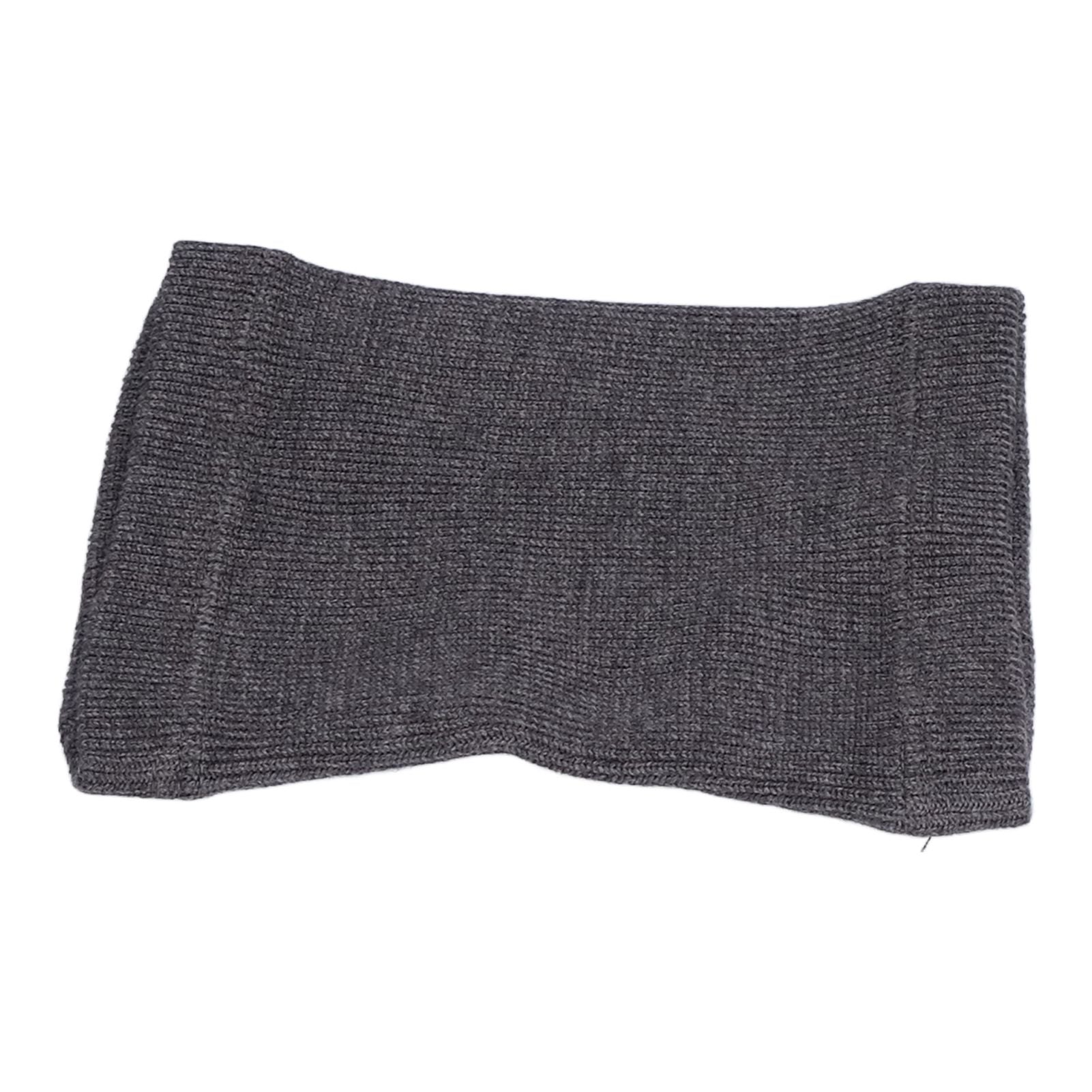 Dog Ears Cover Freeze Proof Elastic Polyester Puppy Neck Ear Warmer Hood Earmuffs for Winter Dog GroomingGrey M