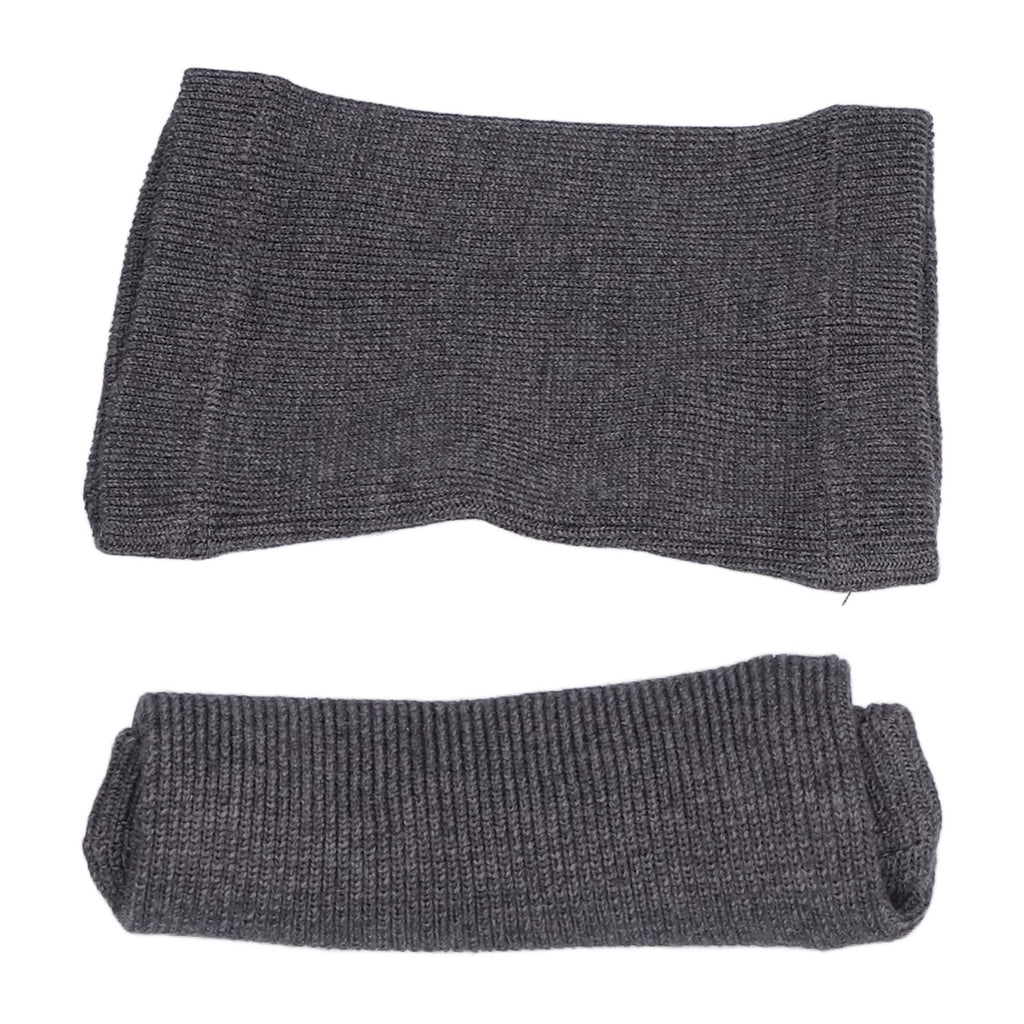 Dog Ears Cover Freeze Proof Elastic Polyester Puppy Neck Ear Warmer Hood Earmuffs for Winter Dog GroomingGrey M