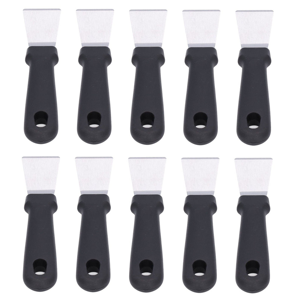 10Pcs Defrosting Shovel Efficient Cleaning Anti Slip Handle Hanging Hole Ice Scraper Deicing Tool for KitchenBlack