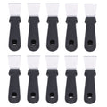 10Pcs Defrosting Shovel Efficient Cleaning Anti Slip Handle Hanging Hole Ice Scraper Deicing Tool for KitchenBlack