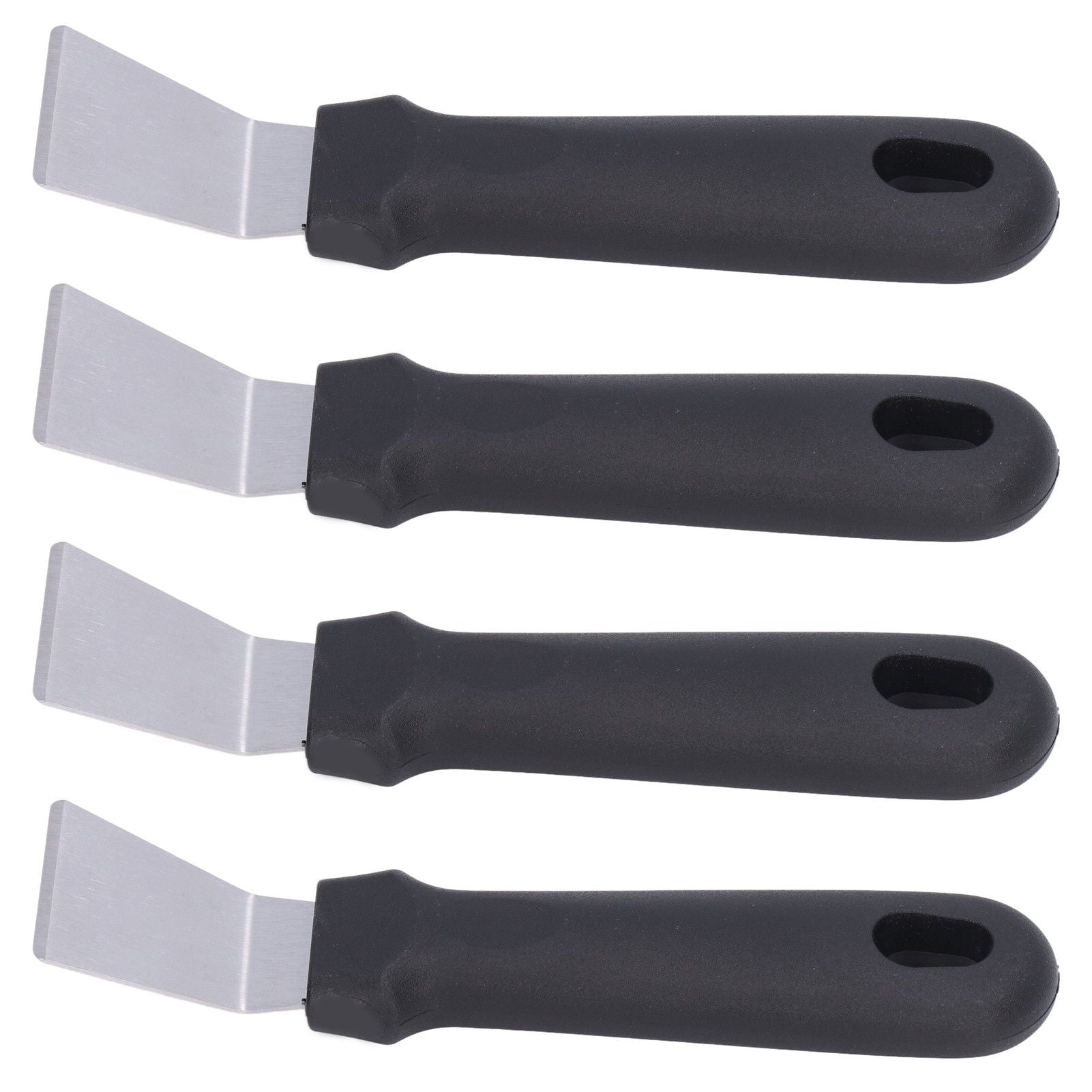 10Pcs Defrosting Shovel Efficient Cleaning Anti Slip Handle Hanging Hole Ice Scraper Deicing Tool for KitchenBlack