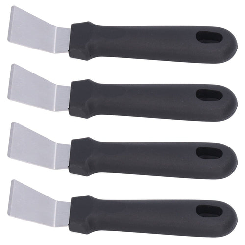 10Pcs Defrosting Shovel Efficient Cleaning Anti Slip Handle Hanging Hole Ice Scraper Deicing Tool for KitchenBlack