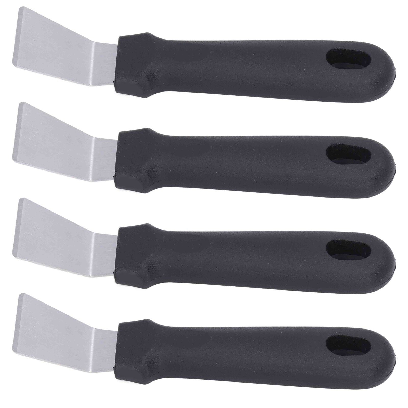 10Pcs Defrosting Shovel Efficient Cleaning Anti Slip Handle Hanging Hole Ice Scraper Deicing Tool for KitchenBlack