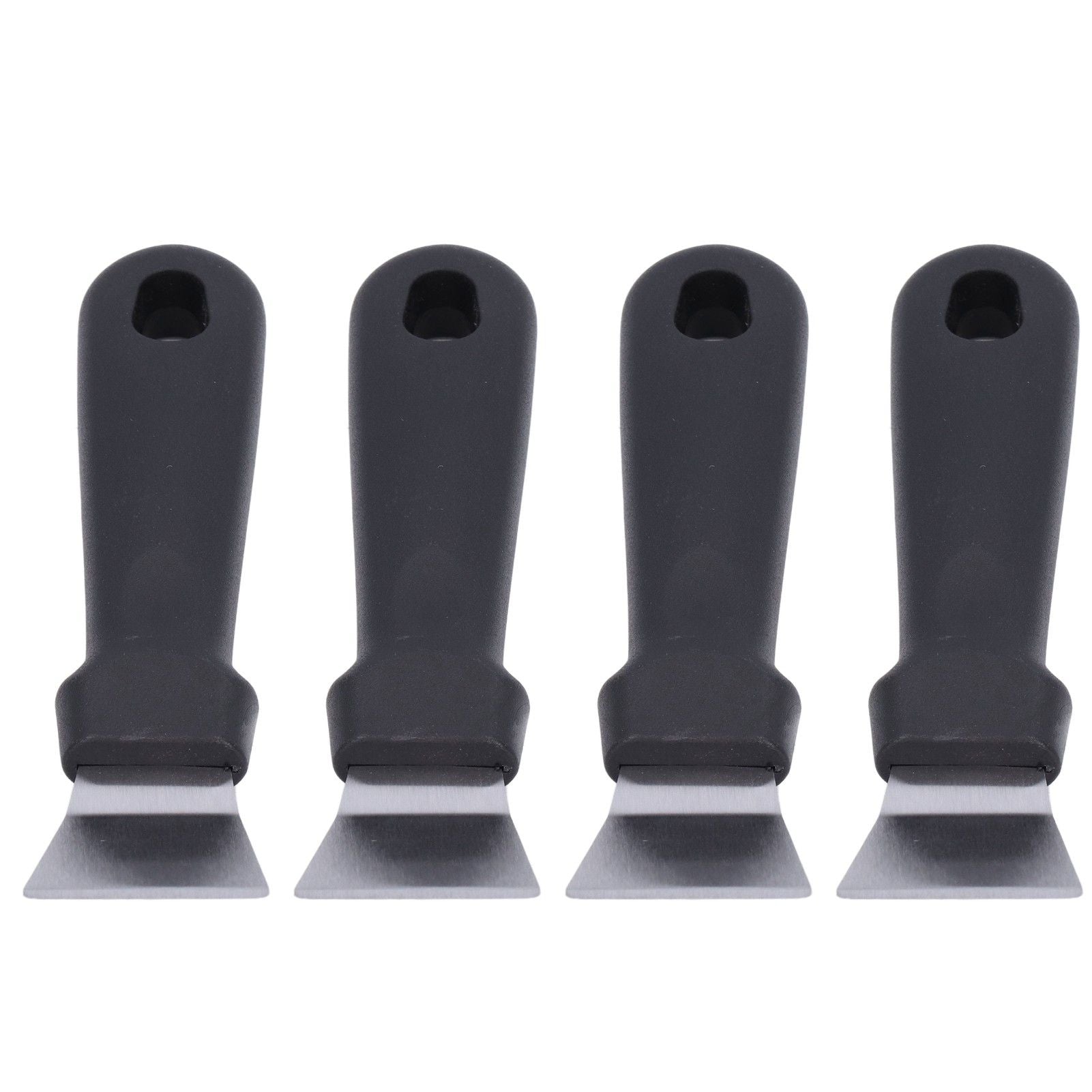 10Pcs Defrosting Shovel Efficient Cleaning Anti Slip Handle Hanging Hole Ice Scraper Deicing Tool for KitchenBlack