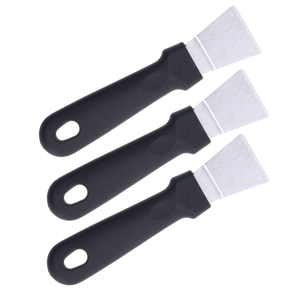 10Pcs Defrosting Shovel Efficient Cleaning Anti Slip Handle Hanging Hole Ice Scraper Deicing Tool for KitchenBlack