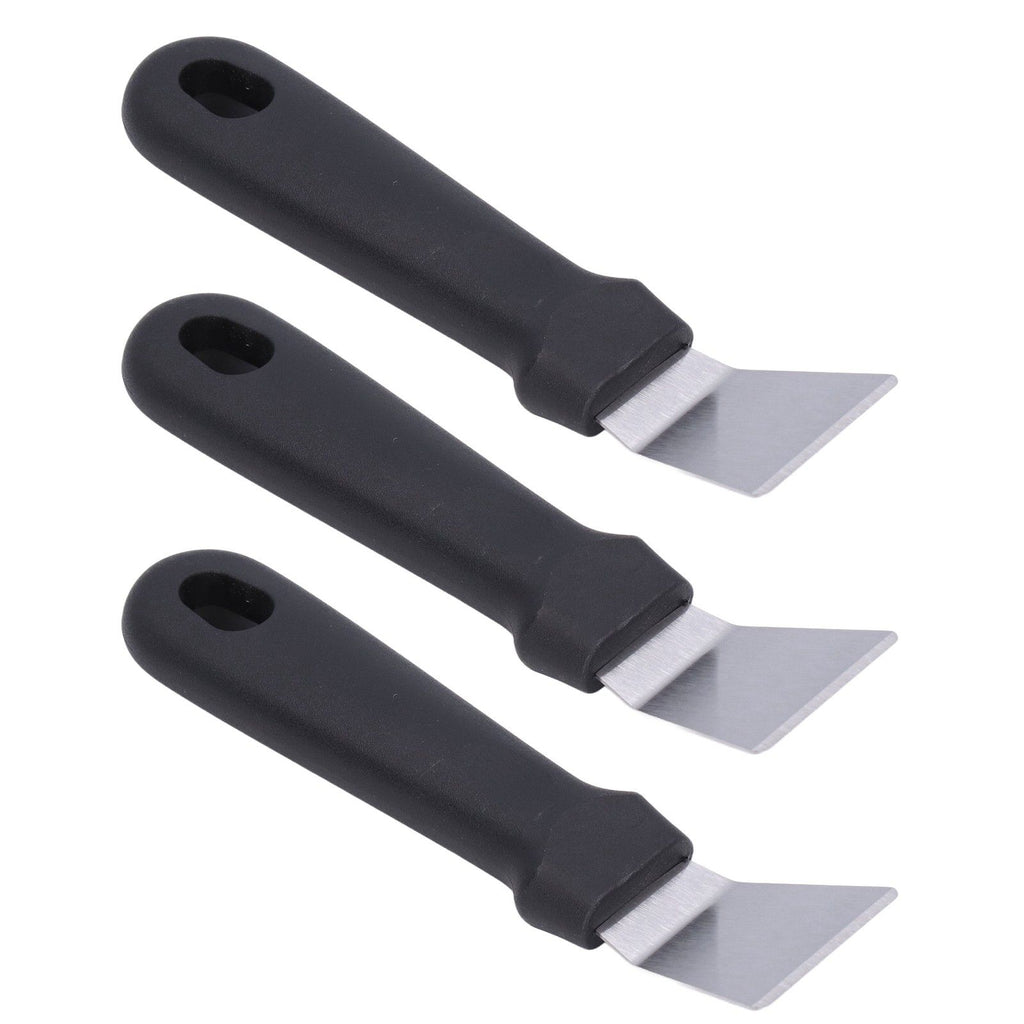 10Pcs Defrosting Shovel Efficient Cleaning Anti Slip Handle Hanging Hole Ice Scraper Deicing Tool for KitchenBlack