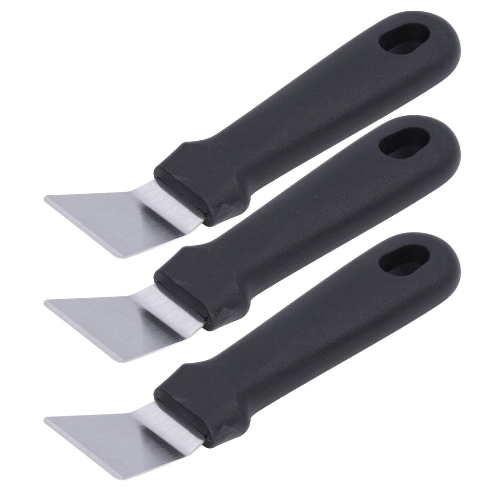 10Pcs Defrosting Shovel Efficient Cleaning Anti Slip Handle Hanging Hole Ice Scraper Deicing Tool for KitchenBlack