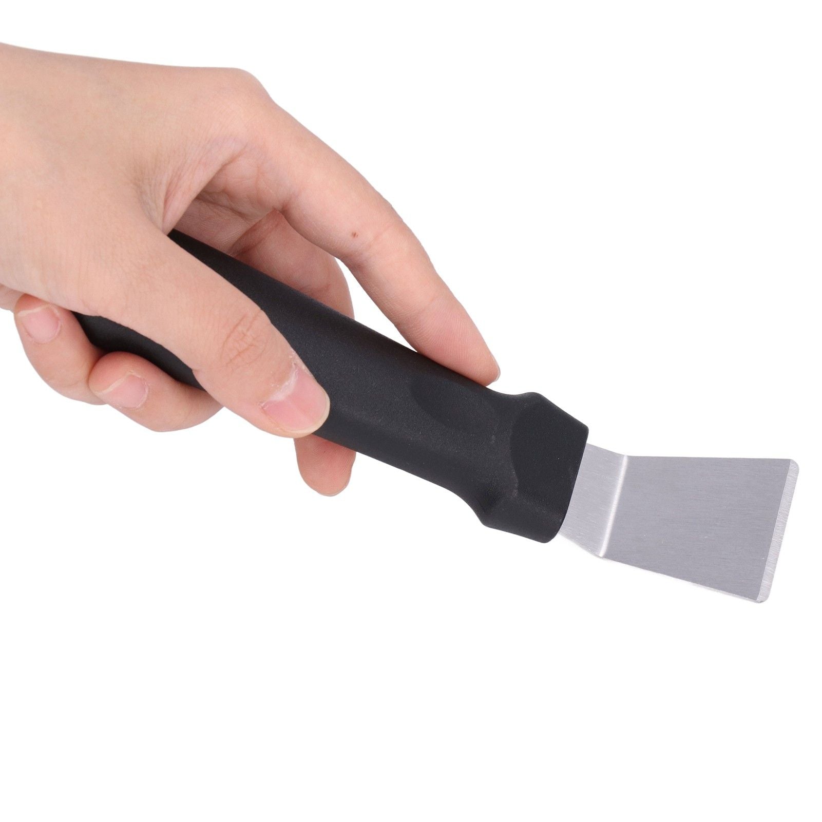 10Pcs Defrosting Shovel Efficient Cleaning Anti Slip Handle Hanging Hole Ice Scraper Deicing Tool for KitchenBlack