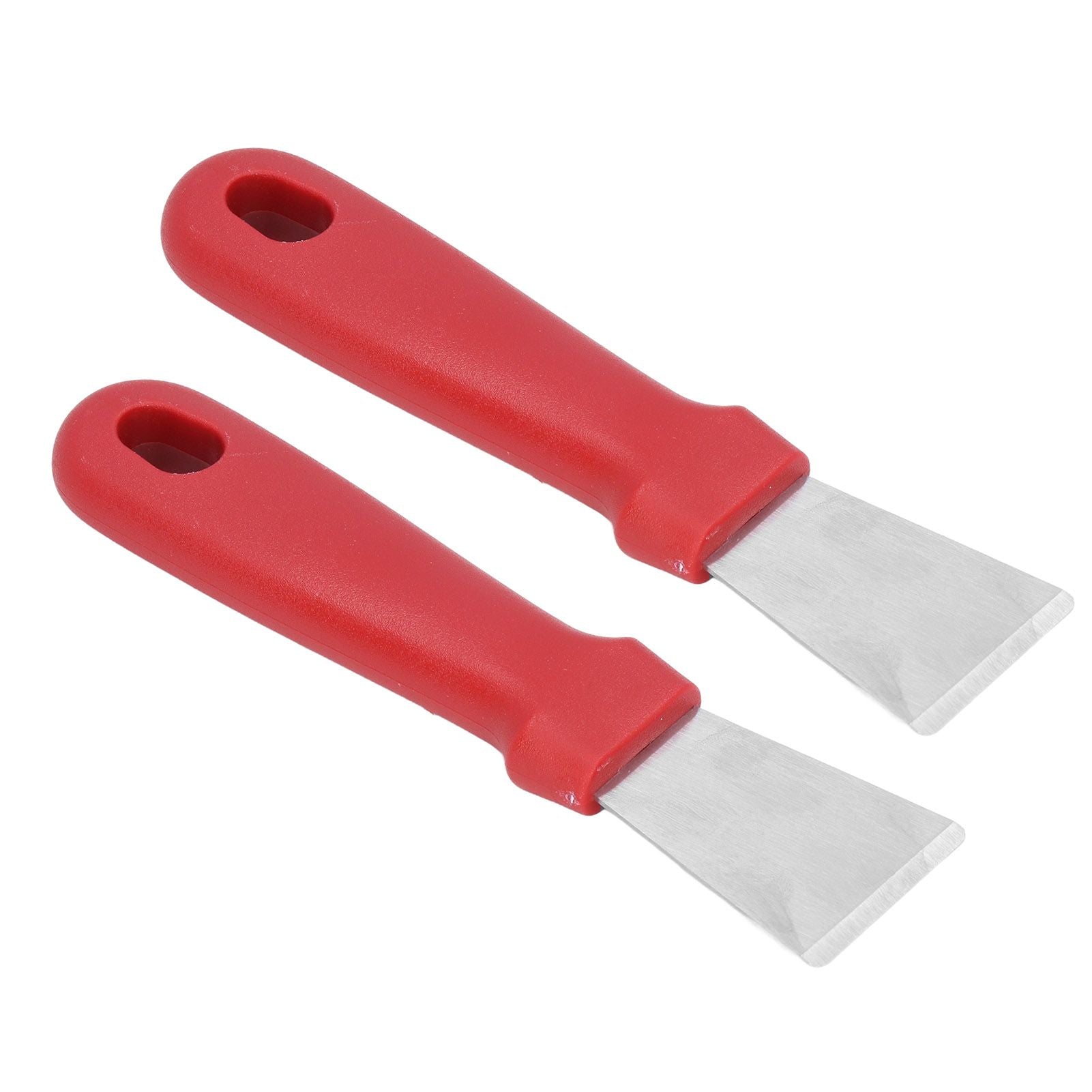 10Pcs Putty Knife Sturdy Durable Stainless Steel Ergonomic Design Nonslip Handle Wide Application Bench Scraper