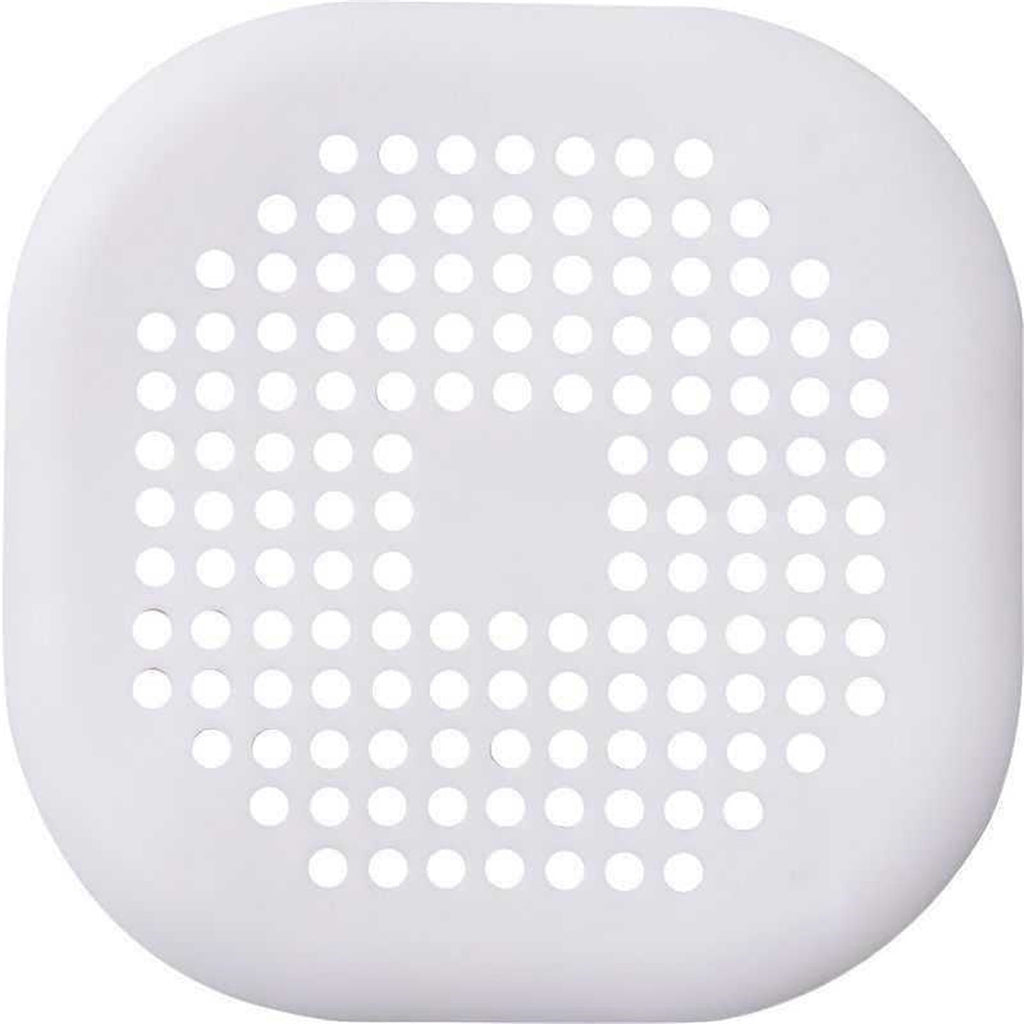 Sewer Floor Drain Net With Suction Cup Shower Drain Hair Cover Kitchen Bathroom Floor Drain PadWhite