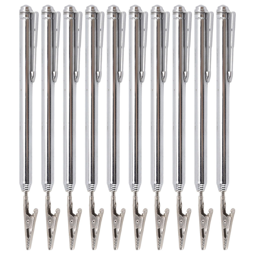 10Pcs Roach Clip Stainless Steel Durable Telescopic Design Wide Application Bracelet Helper Tool for Car Home Repair