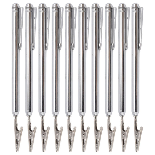 10Pcs Roach Clip Stainless Steel Durable Telescopic Design Wide Application Bracelet Helper Tool for Car Home Repair
