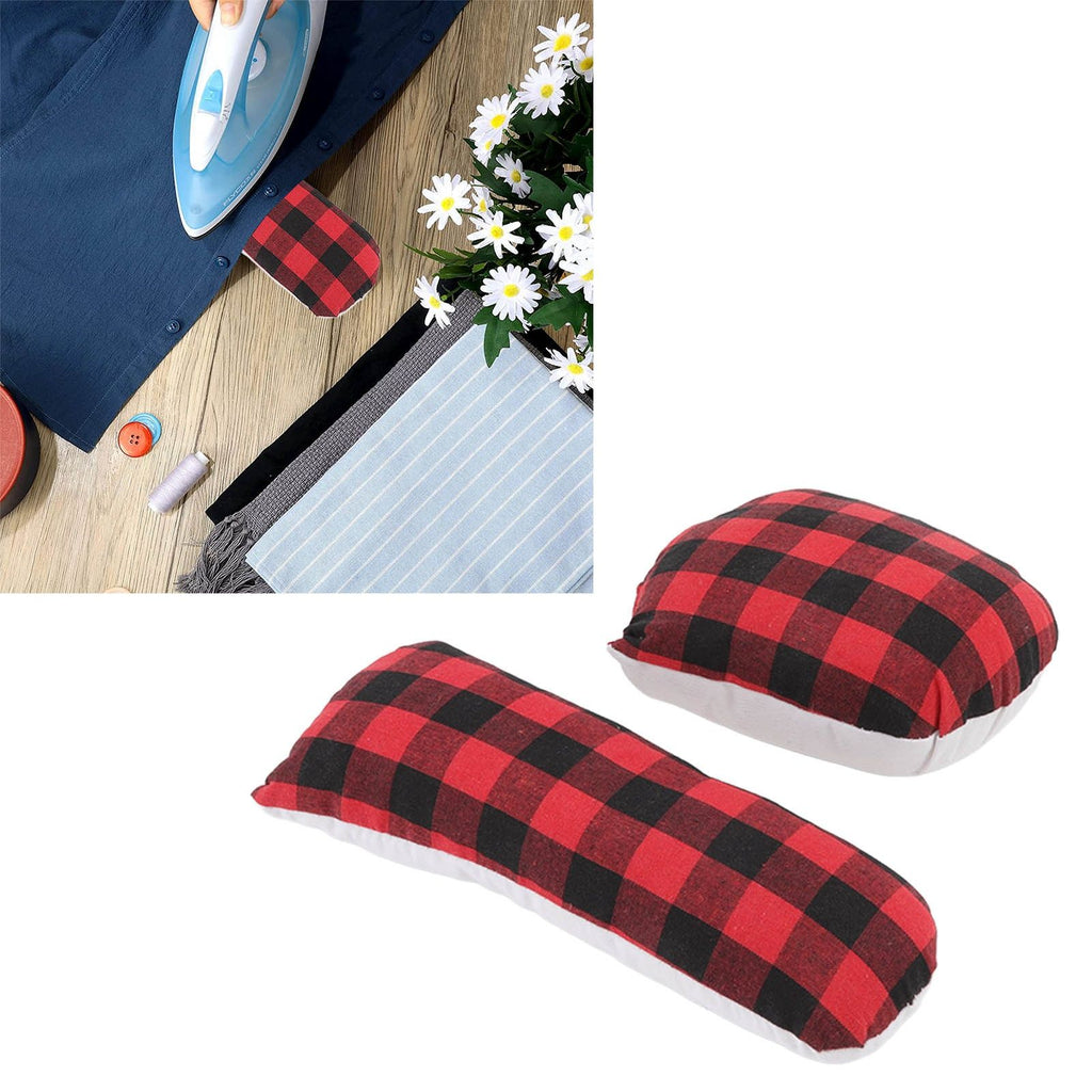 2pcs Tailor Ham Seam Roll Set Dressmaking Sleeve Roll Pressing Tool for Ironing Curved Seam Tailors