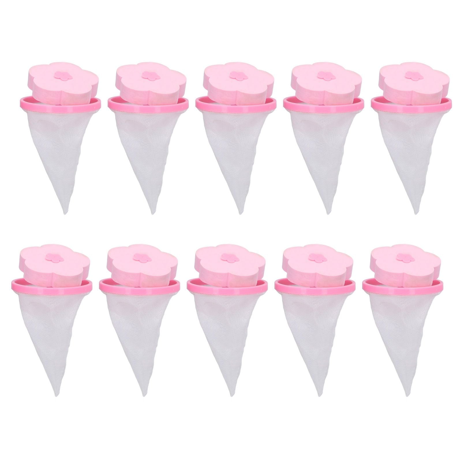 Washing Machine Filter Bag Floating Reusable Laundry Hair Mesh Remover for Pulsator Washer 10pcs Type A