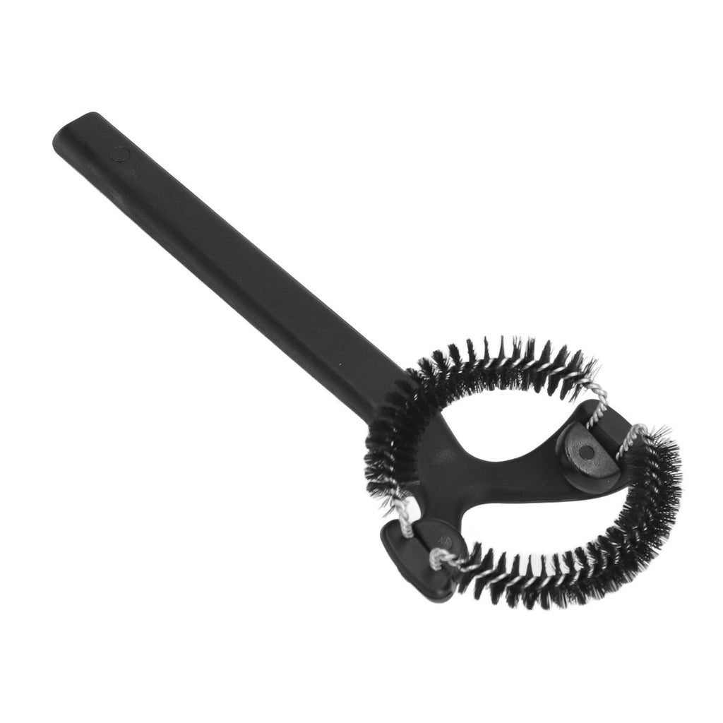 Coffee Machine Cleaning Brush Detachable Round Elbow Coffee Brush Short Handle Brew Head Cleaning Tools 58mm 21x7.8cm