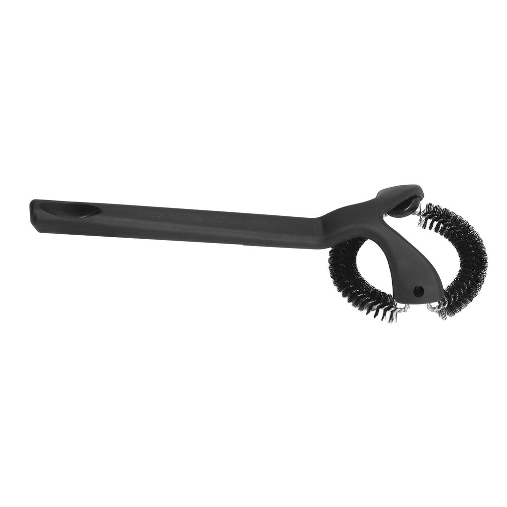Coffee Machine Cleaning Brush Detachable Round Elbow Coffee Brush Short Handle Brew Head Cleaning Tools 58mm 21x7.8cm