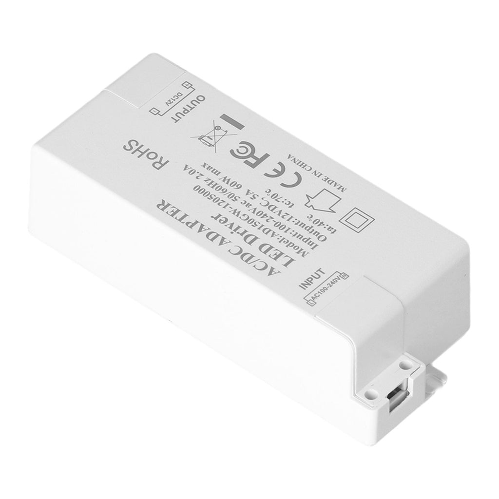 LED Driver Transformer 60W AC100-240V to DC12V 5A Power Supply