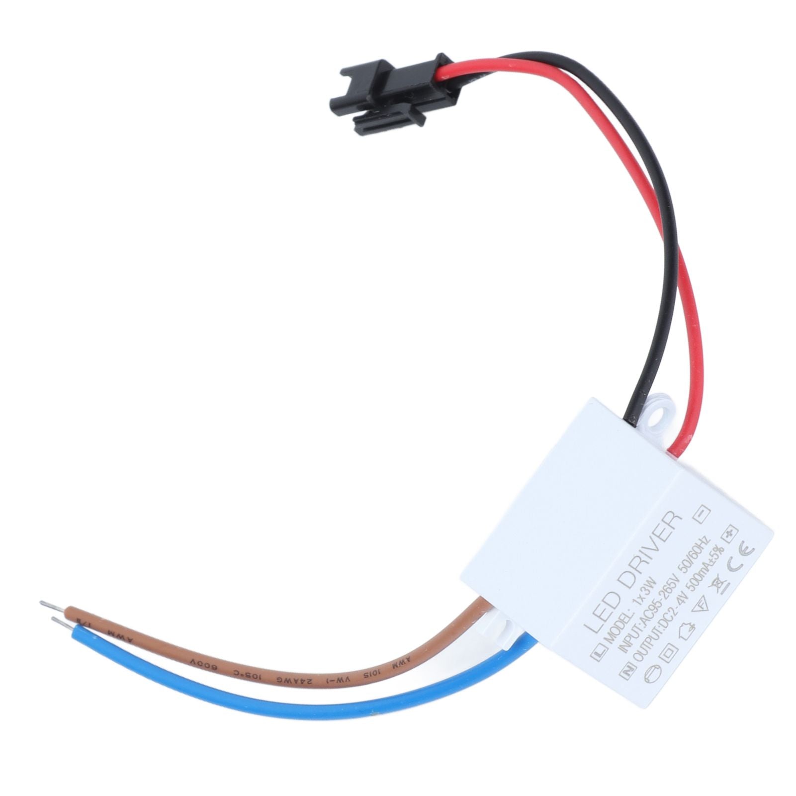 LED Driver 500mA 1-3W Power Supply Transformer AC95-265V to DC2-4V