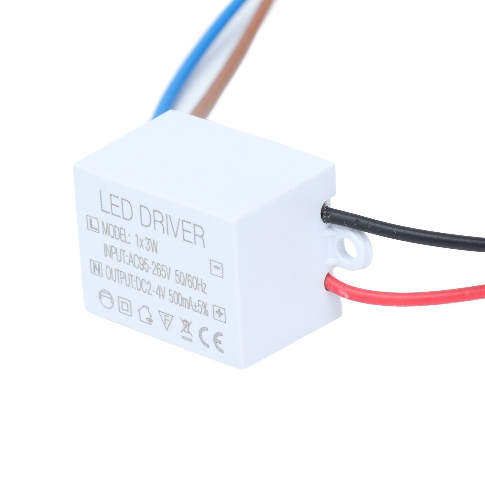 LED Driver 500mA 1-3W Power Supply Transformer AC95-265V to DC2-4V