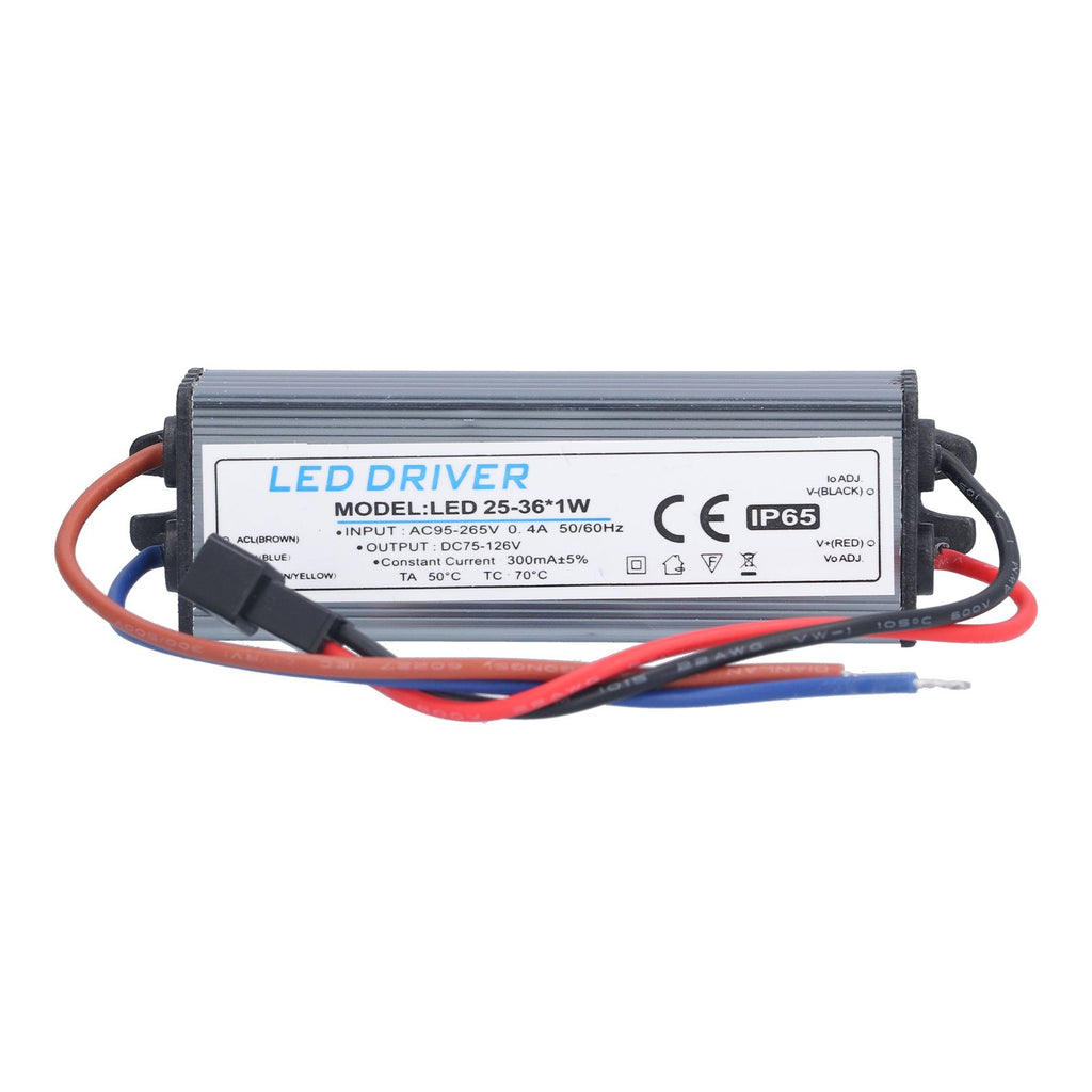 LED Driver Transformer 25-36W 300mA AC95-265V to DC75-126V DIY Lamp