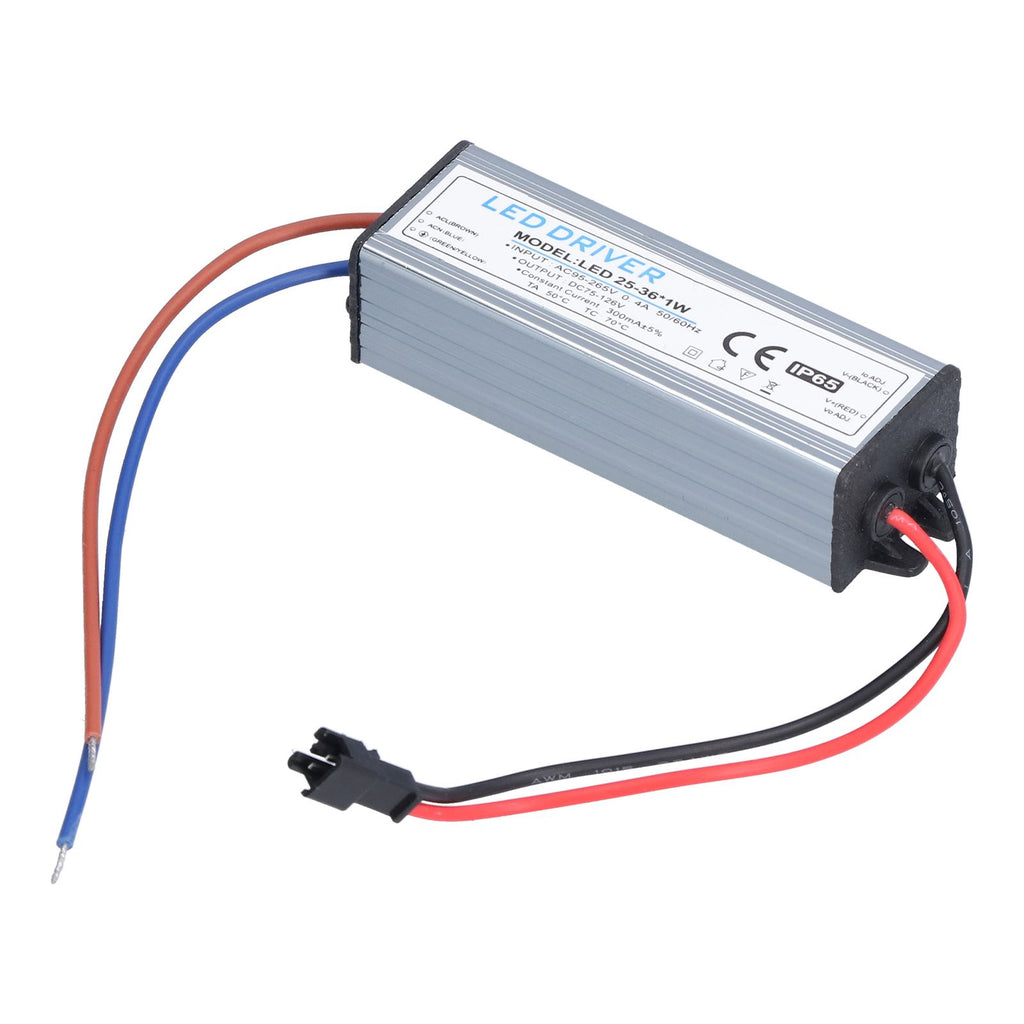 LED Driver Transformer 25-36W 300mA AC95-265V to DC75-126V DIY Lamp