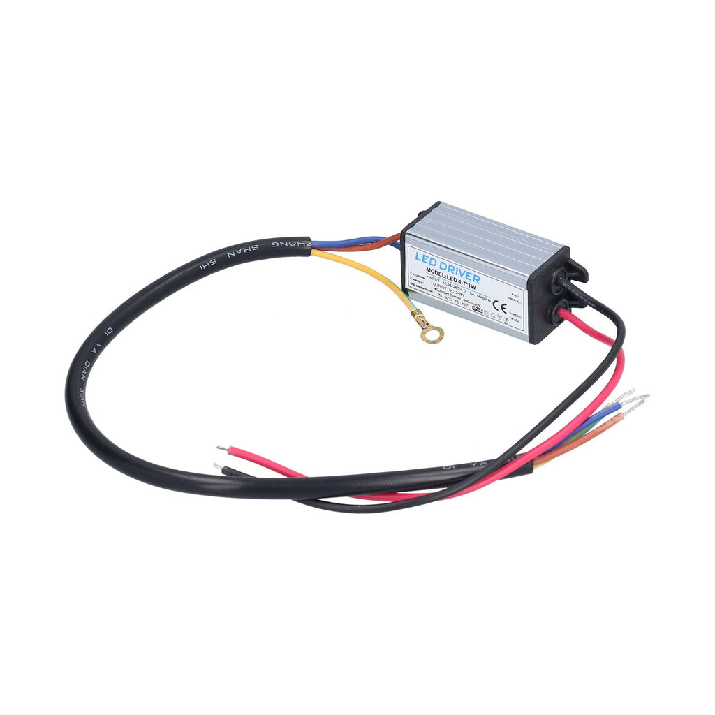 LED Driver AC 95‑265V to DC 12‑26V 300mA Power Supply Lighting Transformer IP65 Protection