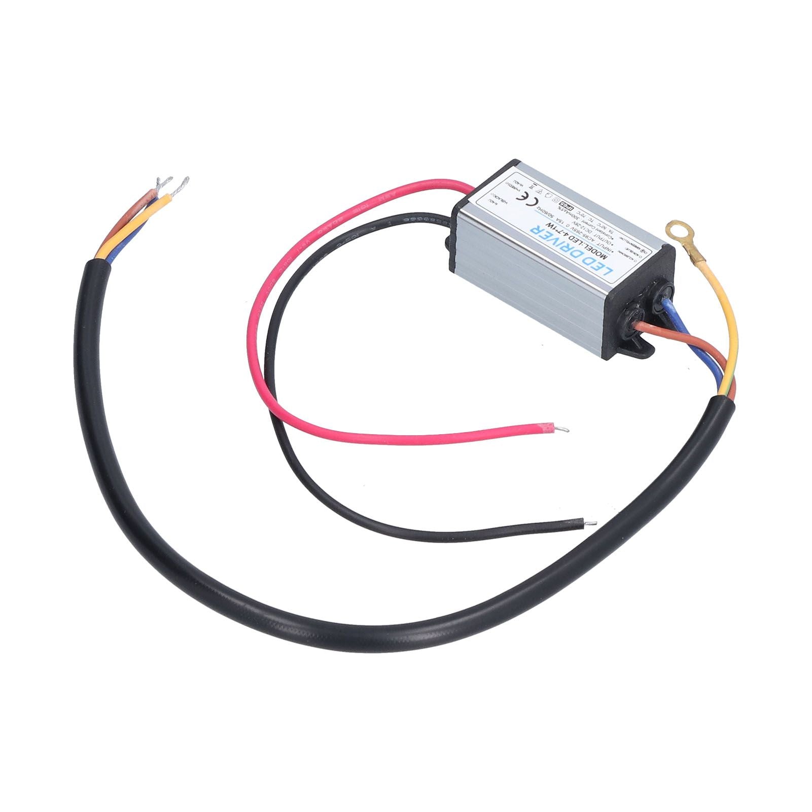 LED Driver AC 95‑265V to DC 12‑26V 300mA Power Supply Lighting Transformer IP65 Protection