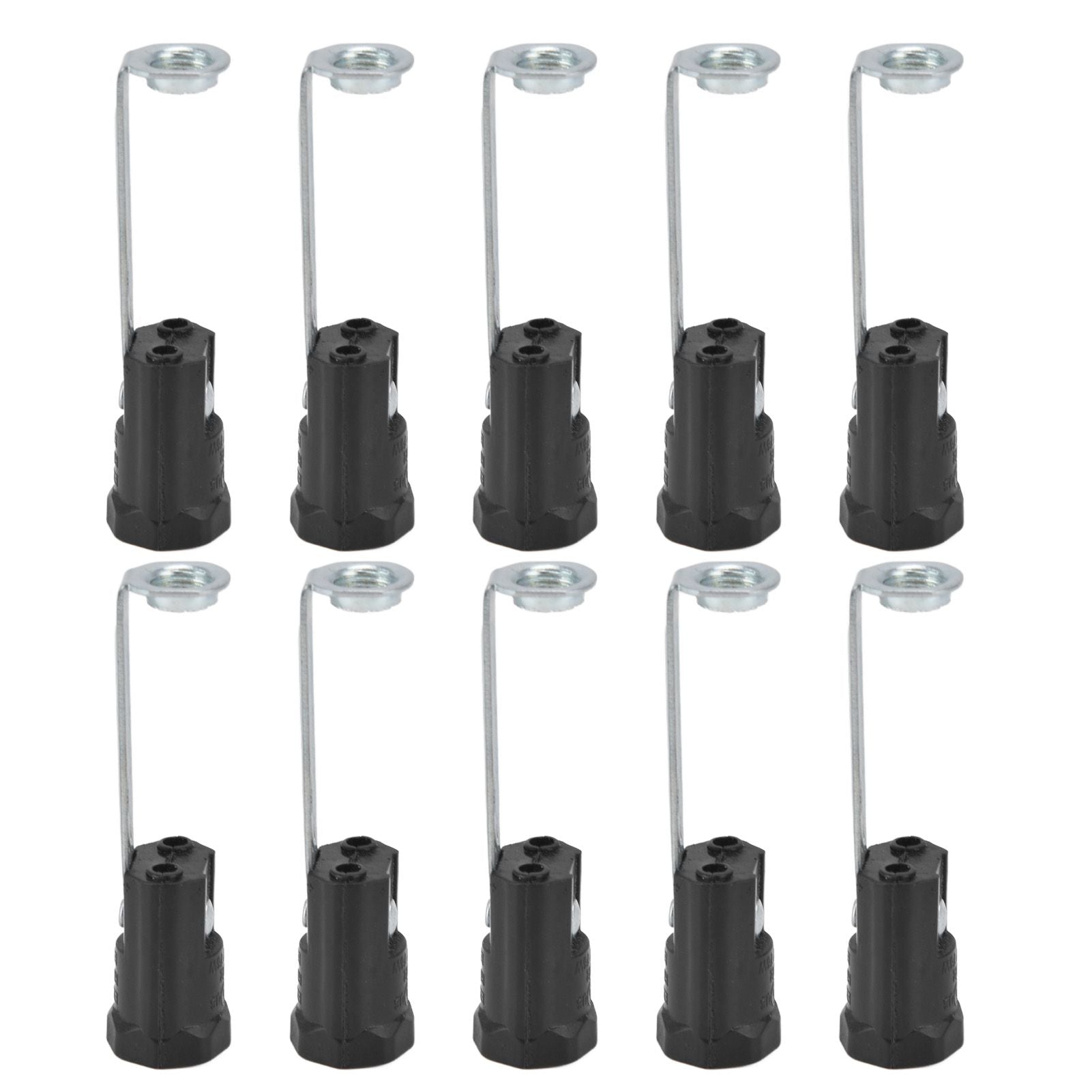 10PCS 125V E12 Lamp Holder E12 Hanging Light Lampholder Lamp Base for Household Office 78mm / 3.1in
