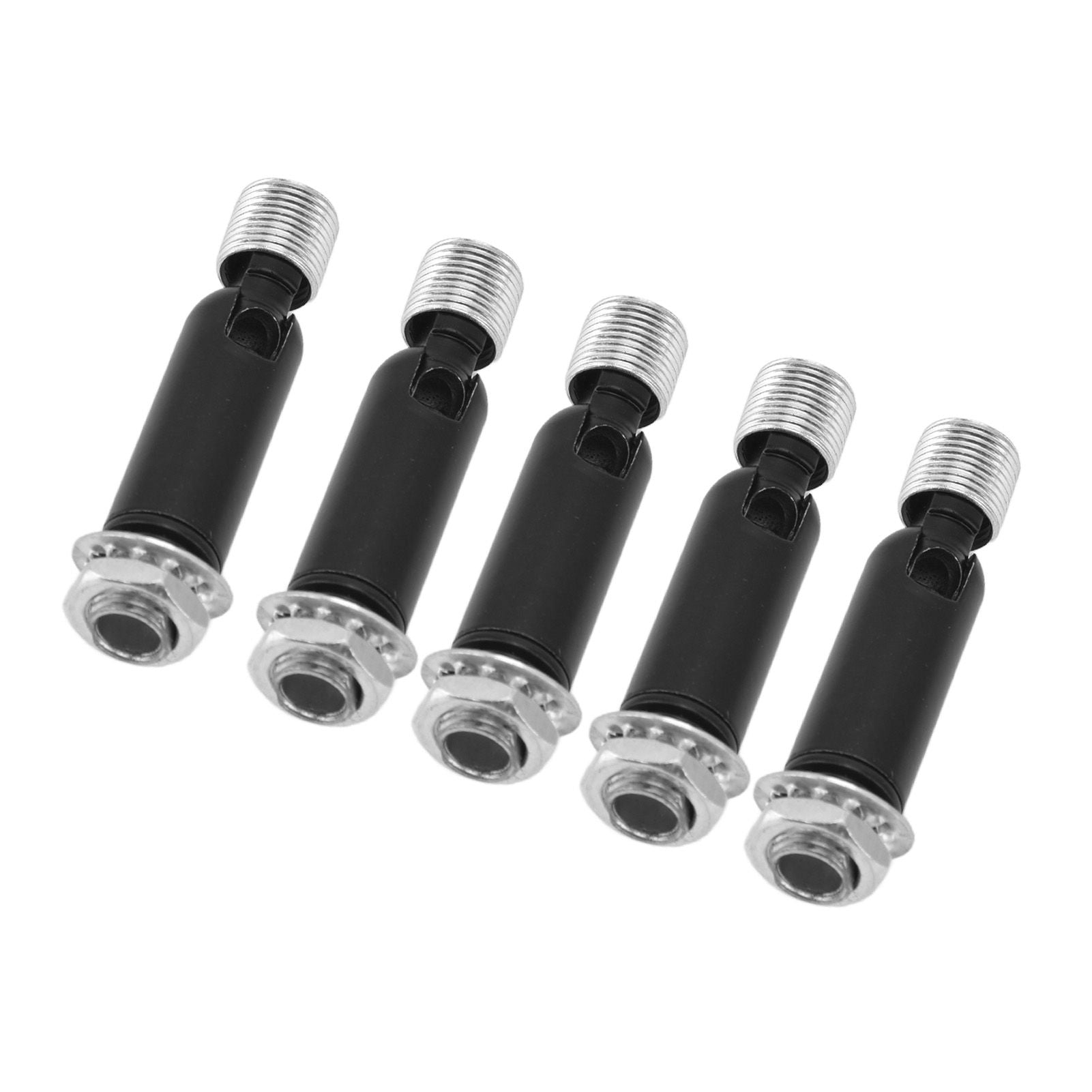 5Pcs M10 Sloped Ceiling Adapter for Ceiling Lamp Pendant Light Chandelier Track Suspension Accessories M10 External Gear Steering Joint Black