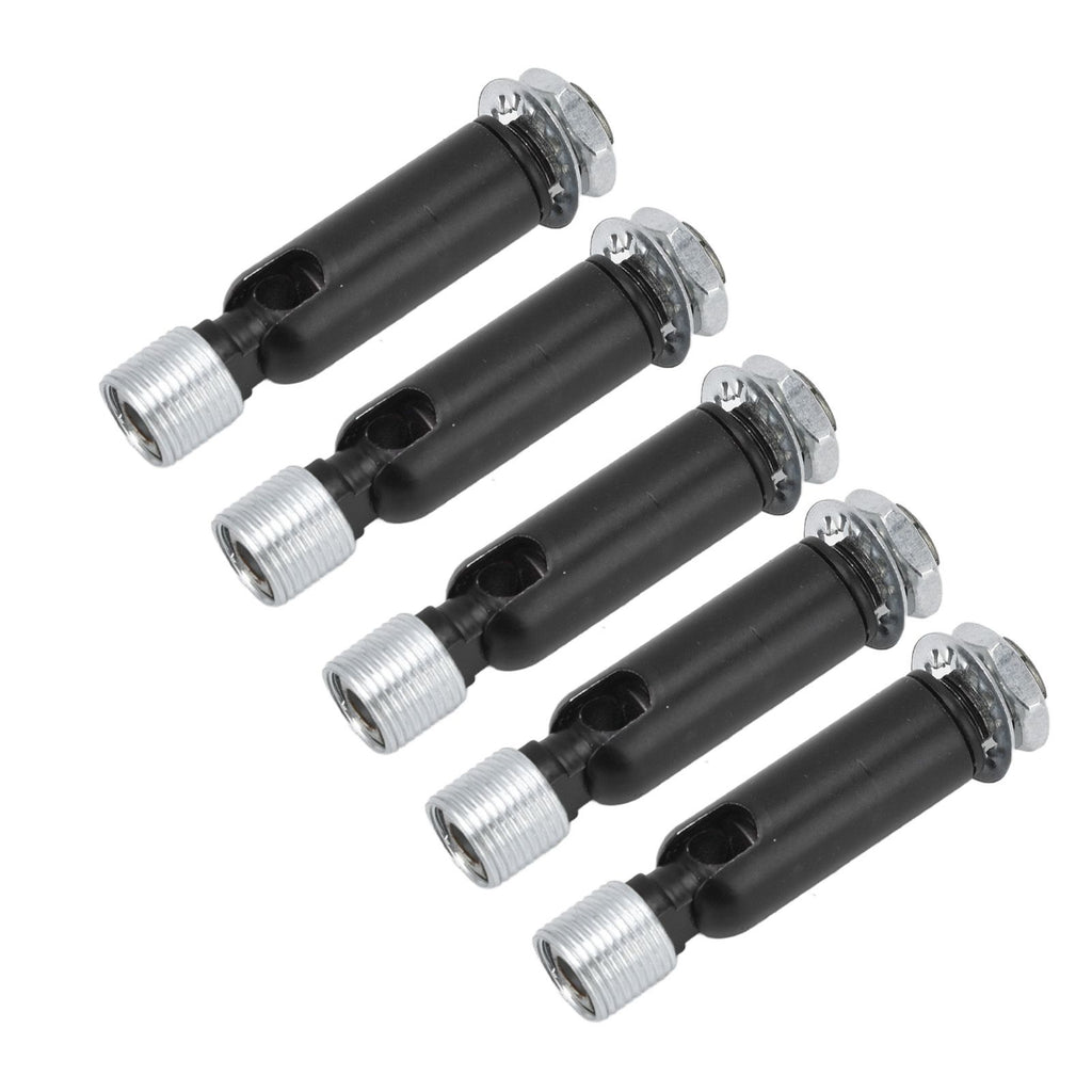 5Pcs M10 Sloped Ceiling Adapter for Ceiling Lamp Pendant Light Chandelier Track Suspension Accessories M10 External Gear Steering Joint Black