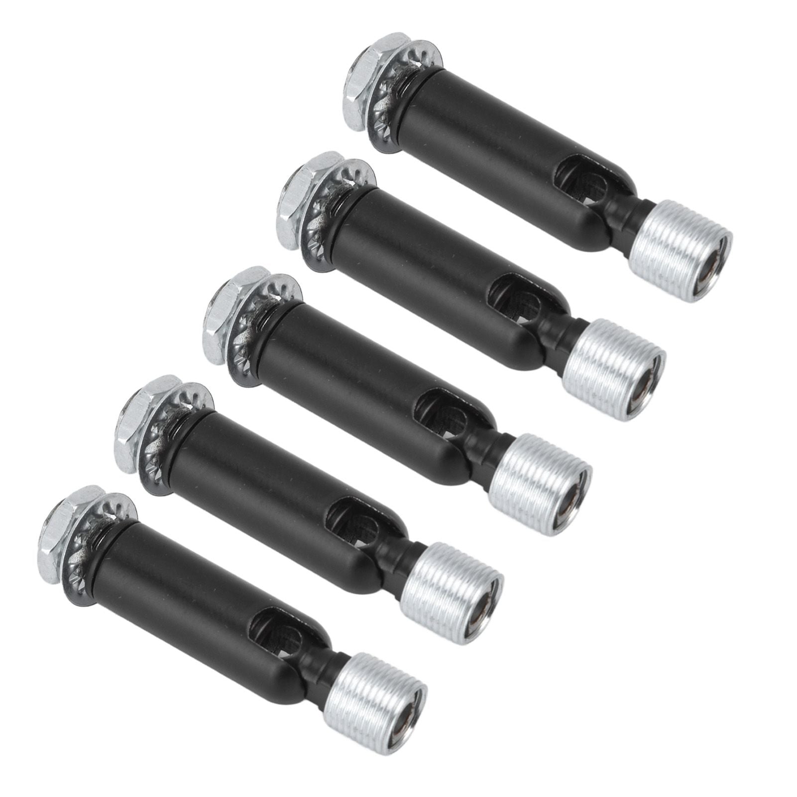 5Pcs M10 Sloped Ceiling Adapter for Ceiling Lamp Pendant Light Chandelier Track Suspension Accessories M10 External Gear Steering Joint Black