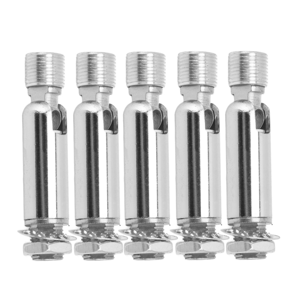 5Pcs M10 Sloped Ceiling Adapter for Ceiling Lamp Pendant Light Chandelier Track Suspension Accessories M10 External Gear Steering Joint Chrome